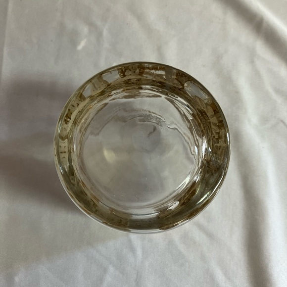 Vintage Culver Inspired Mushroom Glass with Gold Design - Picture 2 of 10